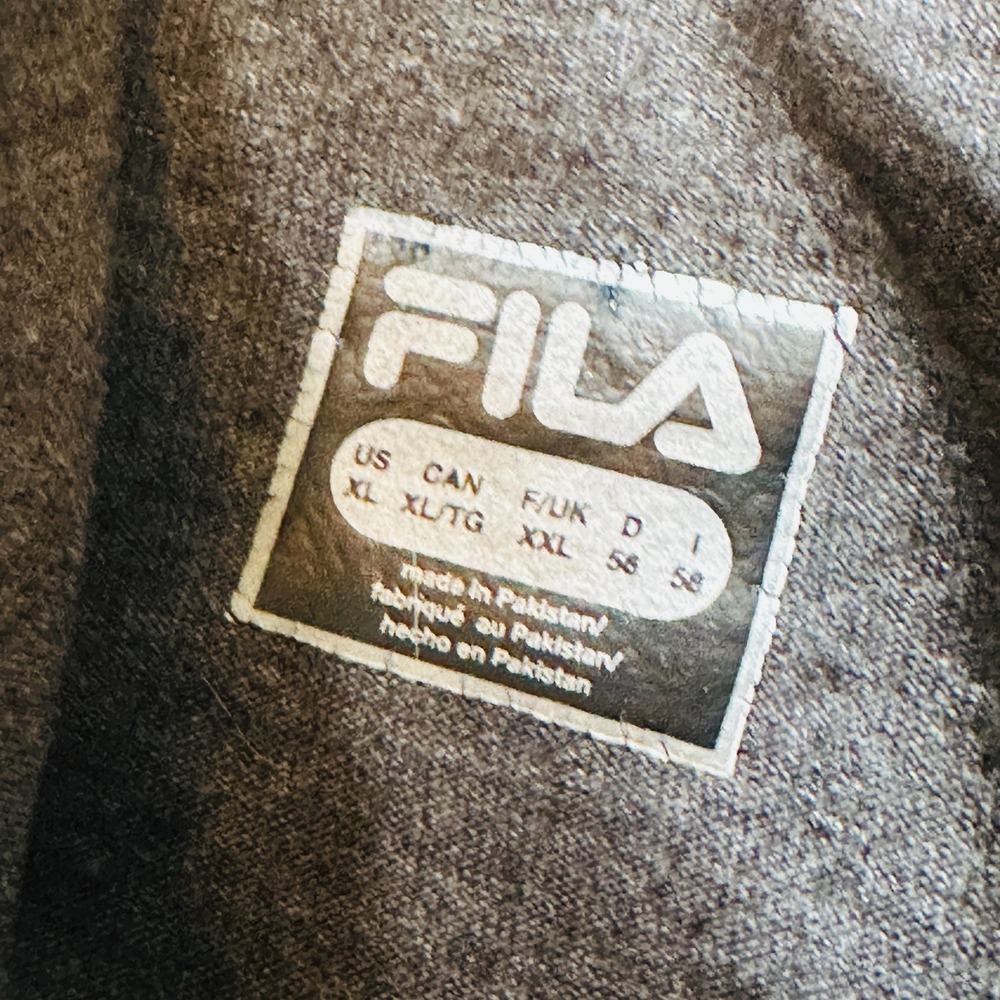 Fila Men's Pullover Hoodie Regular Fit Gray XL Extra Large - See photos - Picture 4 of 10